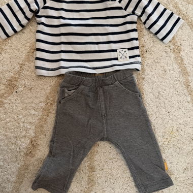 Striped Baby Outfit Set
