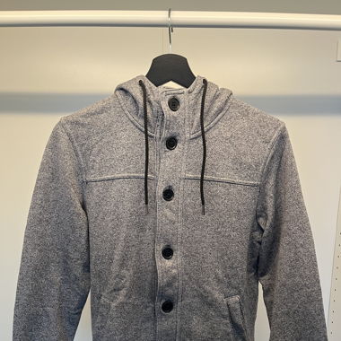 Sweatjacke mit Knöpfen