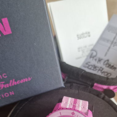Swatch x Blancpain Pink Ocean