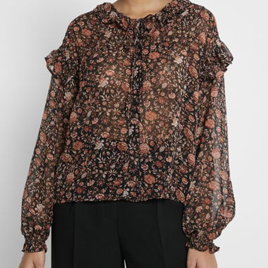 Blouse à fleurs mango