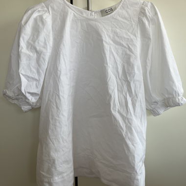 COS White Blouse Top