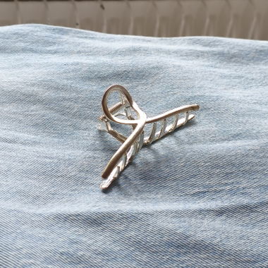 Hair clip silver 