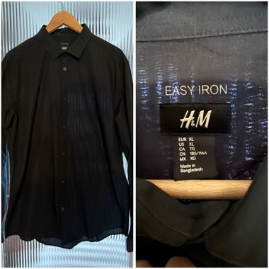 Chemise H&M Easy Iron sans repassage XL