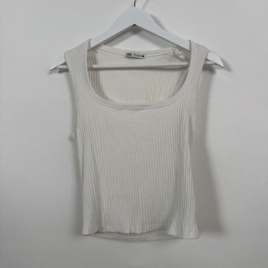 Zara geripptes Tanktop