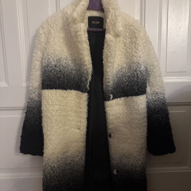 Maje Teddy Long Coat – Excellent Condition 
