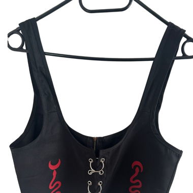 Selbstgemacht Gothic-Top – Upcycling – Einzelstück