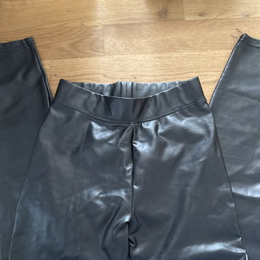Leder leggings