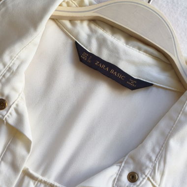 Zara Beige Summer Blouse