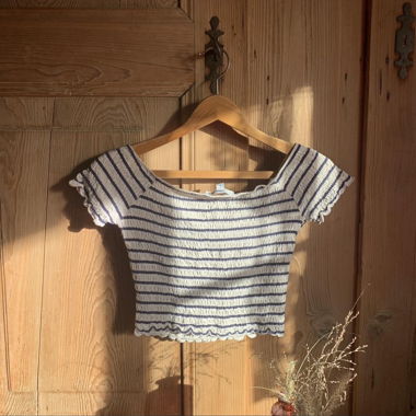 Tally Weijl striped crop top