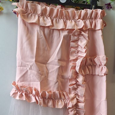 Jupe rose avec tule