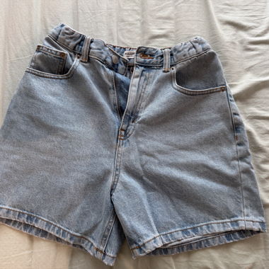 Shorts en jean bleu clair