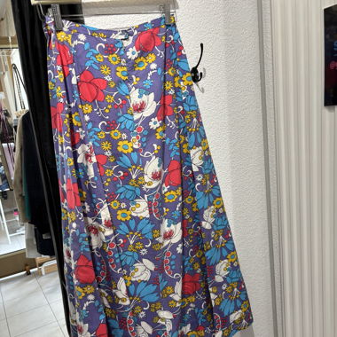 Langer Vintage-Blumenrock