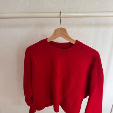 Pullover rot M
