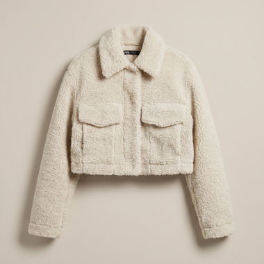 ZARA Teddy Jacket XS