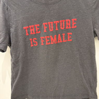 T-shirt grigio ONLY "THE FUTURE IS FEMALE" XS