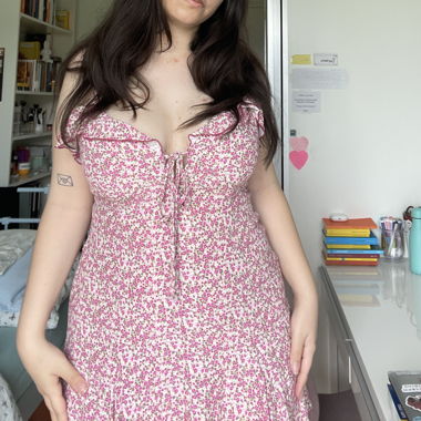 Zara floral mini dress