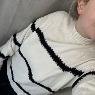 Strickpullover Streifen