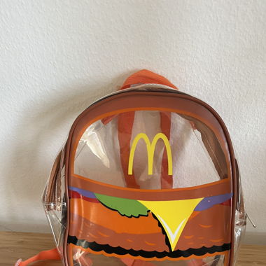 McDonald's transparent backpack
