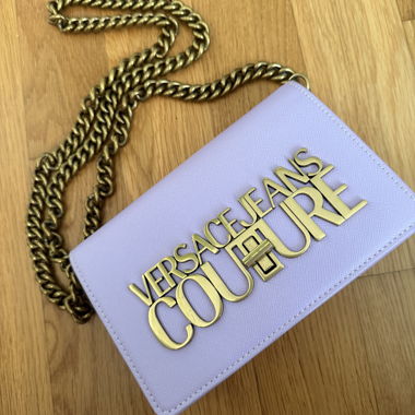 Versace Jeans Couture lilac crossbody bag