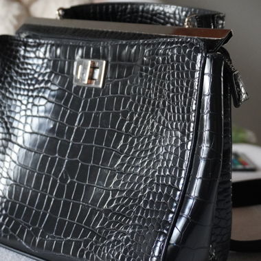 Stradivarius Large Bag (snake pattern)