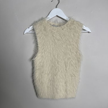 Gilet en maille Zara duveteuse