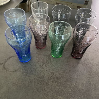 Lot de verres Coca-Cola