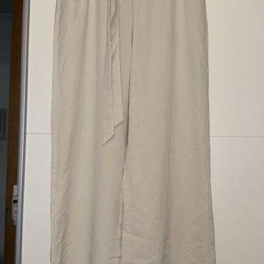 Pantalon ample beige