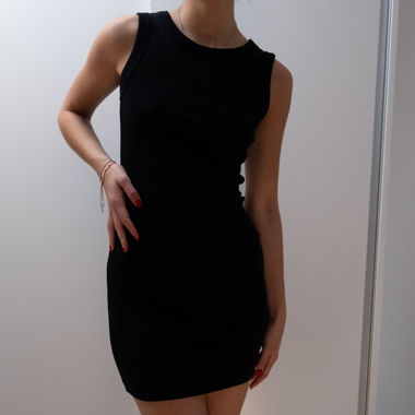 schwarzes minikleid