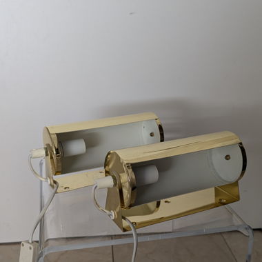 IKEA Lod Vintage Wall Lamps Gold Space Age Design