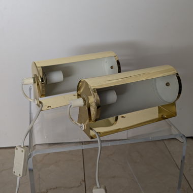 IKEA Lod Vintage-Wandleuchten Gold – Space-Age-Design