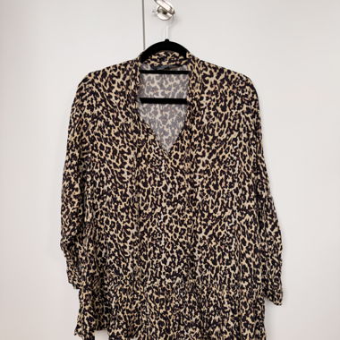 Blusa Zara maculata leopardata taglia S