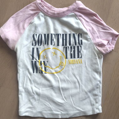 Nirvana Bershka T-shirt rose