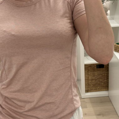 Top sportivo H&M rosa cipria