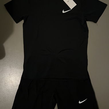 Nike Running-Set Schwarz