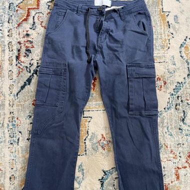 Dark Blue Cargo Pants