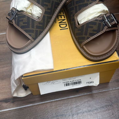 Sandales Fendi en toile