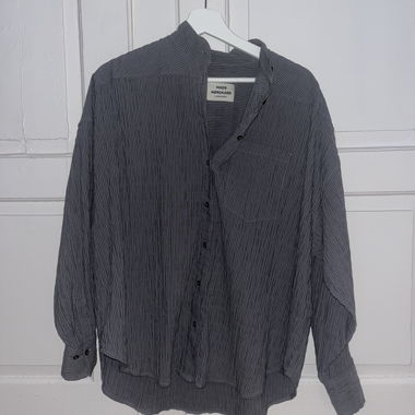 MADS NØRGAARD Oversize Bluse Grigio