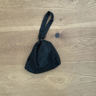 Black Mesh Handbag