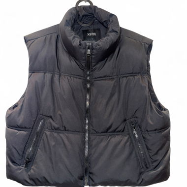 LCW Black padded sleeveless vest