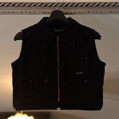 Gilet en jean sans manches