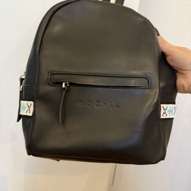 Genuine leather backpack