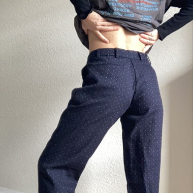 Pantalon Sessun Bleu marine 