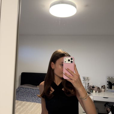 Top incrociato nero Zara