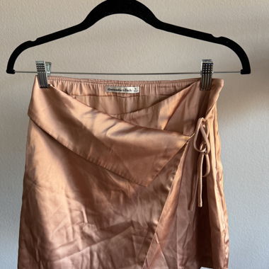 Jupe-culotte satin Abercrombie & Fitch