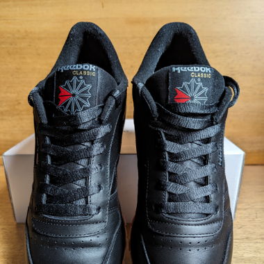 Reebok Classic Black Leather Gr. 41