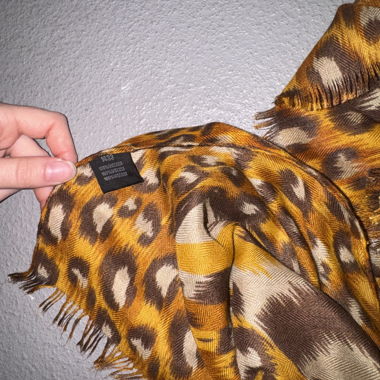 Foulard con stampa animalier