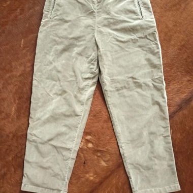 Grey Fabric Pants