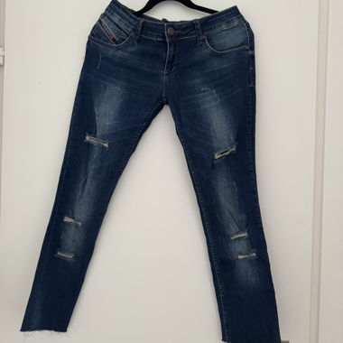 Jeans skinny Diesel donna blu