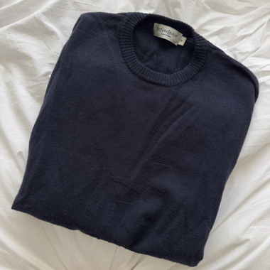 Maglione Vintage Yves Saint Laurent Blu Navy