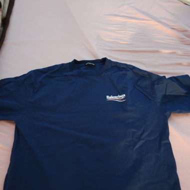 T-shirt BALENCIAGA Authentique couleur bleu